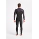 C- skins -Session - 5x4x3 MENS CHEST ZIP -Tg XL- BLACK/METEOR X/RUST 