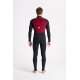 C- skins -Session - 5x4x3 MENS CHEST ZIP -Tg XL- BLACK/METEOR X/RUST 