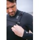 C- skins -Session - 5x4x3 MENS CHEST ZIP -Tg XL- BLACK/METEOR X/RUST 